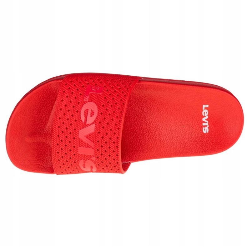 Klapki Levi's June Perf S W 233025-753-78 pomarańczowe 2