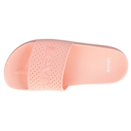 Klapki Levi's June Perf S W 233025-753-81 różowe 2