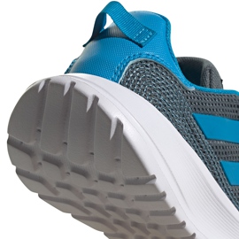 Buty dla dzieci adidas Tensaur Run C szaro-niebieskie FY9198 szare 5