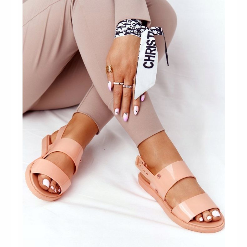 Pachnące Gumowe Sandaly Eco Friendly ZAXY HH285164 Pomarańczowe beżowy 1