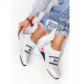 Sportowe Buty Slip-On Memory Foam Big Star HH274538 Białe 1