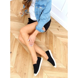 Espadryle damskie czarne 7105 Black 2