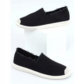 Espadryle damskie czarne 7105 Black 1