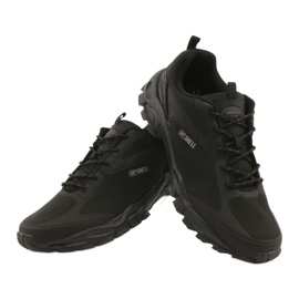 ADI buty sportowe męskie softshell wodoodporne American Club HL16 czarne 5