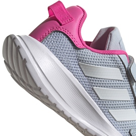 Buty dla dzieci adidas Tensaur Run C szaro-różowe FY9197 szare 3