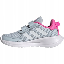Buty dla dzieci adidas Tensaur Run C szaro-różowe FY9197 szare 2