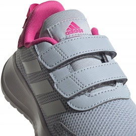 Buty dla dzieci adidas Tensaur Run C szaro-różowe FY9197 szare 4