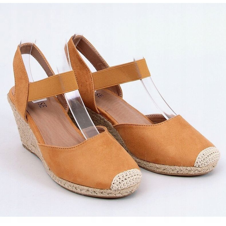 Espadryle na koturnie camel 9R50 Camel wielokolorowe 1