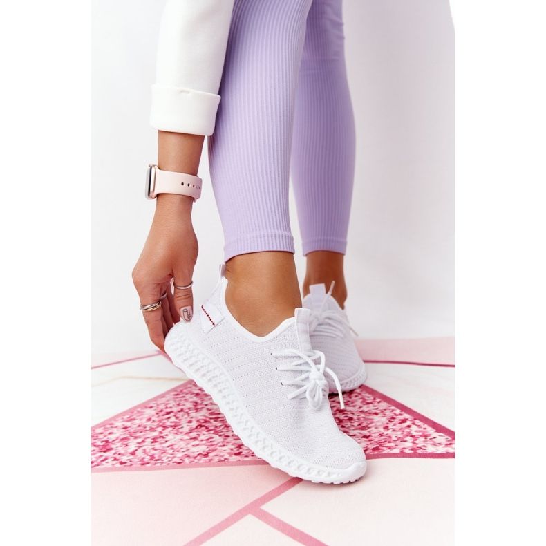 PS1 Damskie Sportowe Buty Slip-on Białe Do It 2