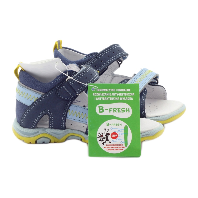 Sandałki chłopięce rzepy Bartek 81824 blue niebieskie 5