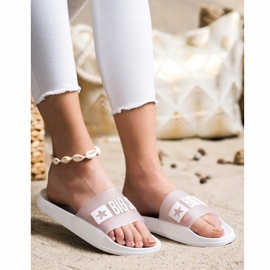 Klapki Damskie Big Star FF274A199 białe 1