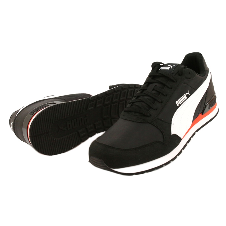 Buty Puma St Runner V2 Nl M 365278 33 białe czarne pomarańczowe 3