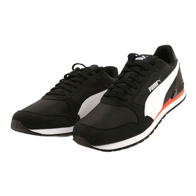 Buty Puma St Runner V2 Nl M 365278 33 białe czarne pomarańczowe 1