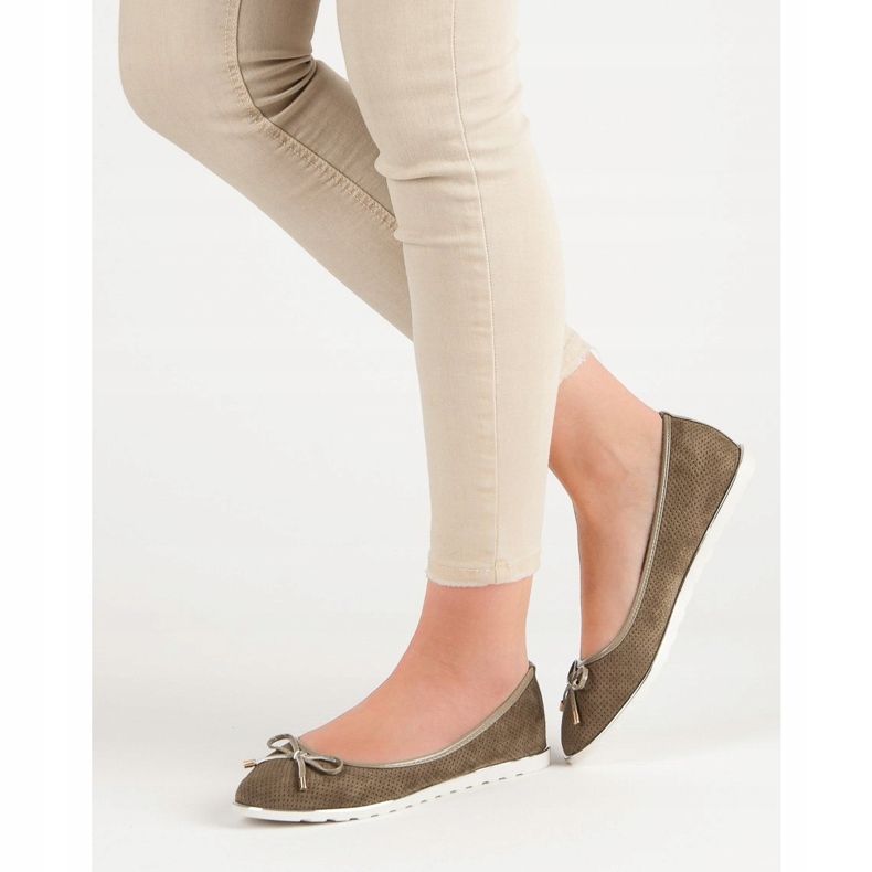 Small Swan Zielone Baleriny 2