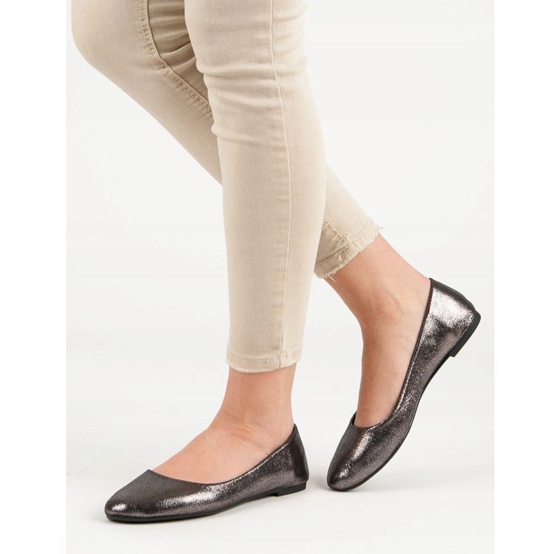 Filippo Klasyczne Baleriny szare 2