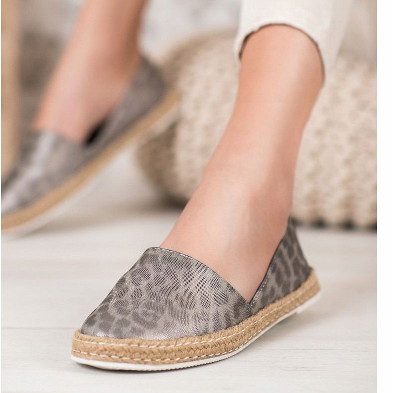 Kylie Espadryle W Cętki szare 1
