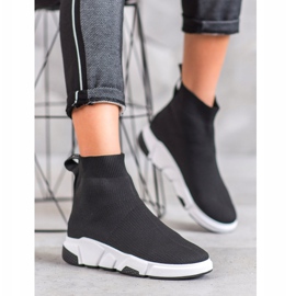 SHELOVET Wsuwane Czarne Buty 1