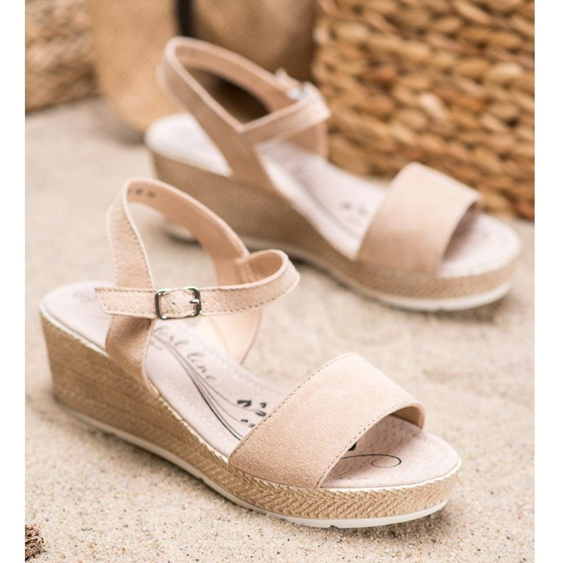 Filippo Casualowe Sandałki Ze Skóry brązowe 1