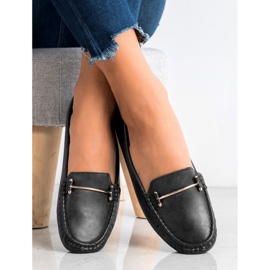 Clowse Wygodne Mokasyny czarne 1