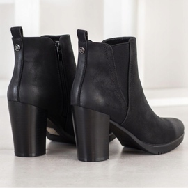 Botki Na Słupku Sergio Leone czarne 1