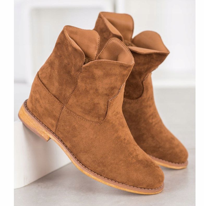 Sergio Todzi Kowbojki Na Koturnie brązowe 1