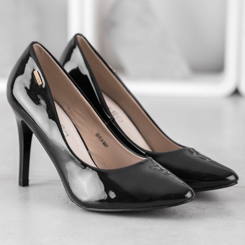 Goodin Lakierowane Czółenka czarne 2