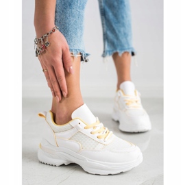 SHELOVET Klasyczne Białe Sneakersy 2