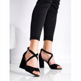 Modne Czółenka Sergio Leone czarne 2