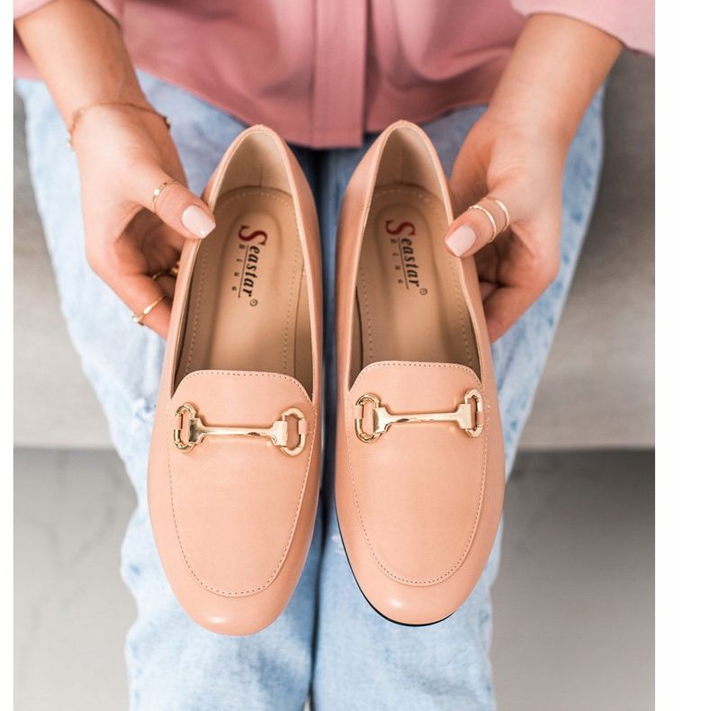 Seastar Eleganckie Mokasyny brązowe 1