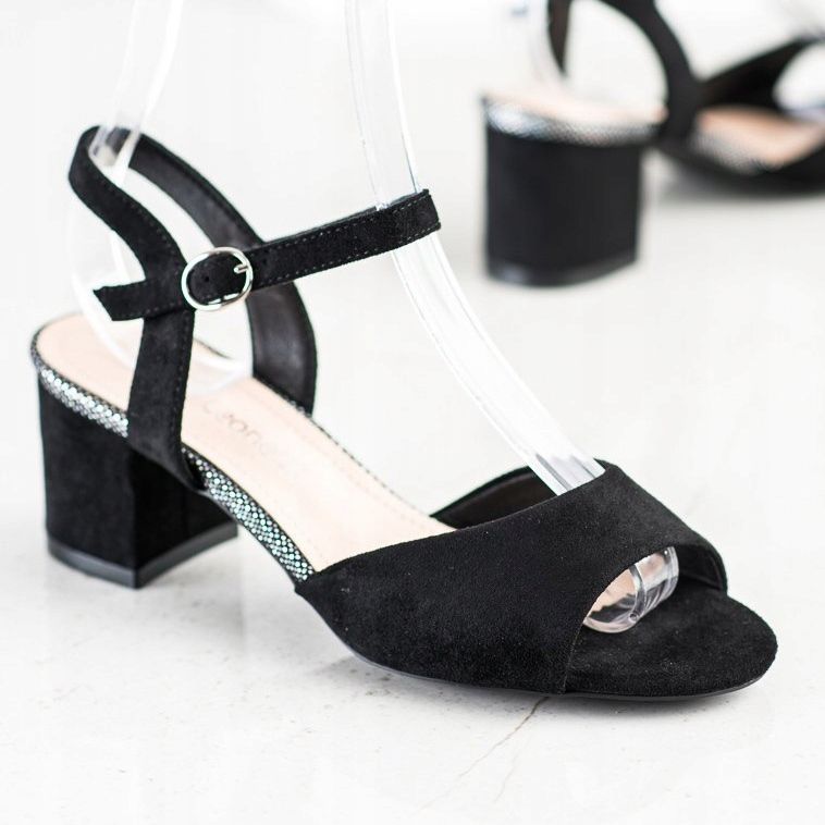 Czarne Sandałki Na Słupku Sergio Leone 1