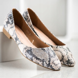 Baleriny Snake Print Sergio Leone wielokolorowe 2