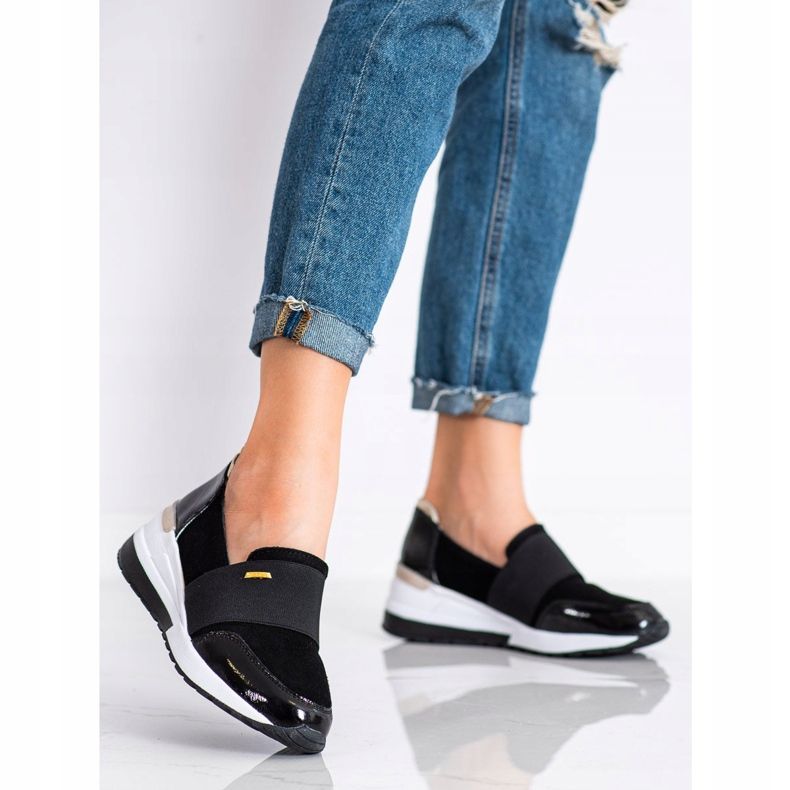 Goodin Czarne Sneakersy Ze Skóry 1