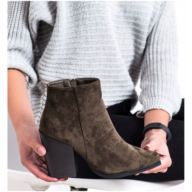 Marquiz Botki Na Szerokim Słupku zielone 2