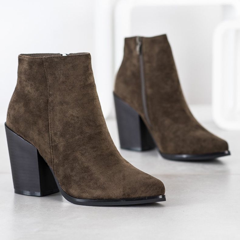 Marquiz Botki Na Szerokim Słupku zielone 1