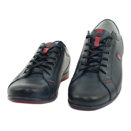 Joker Buty męskie casual 295 granatowe czerwone 4