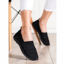 Ażurowe Slipony MCKEYLOR czarne 1