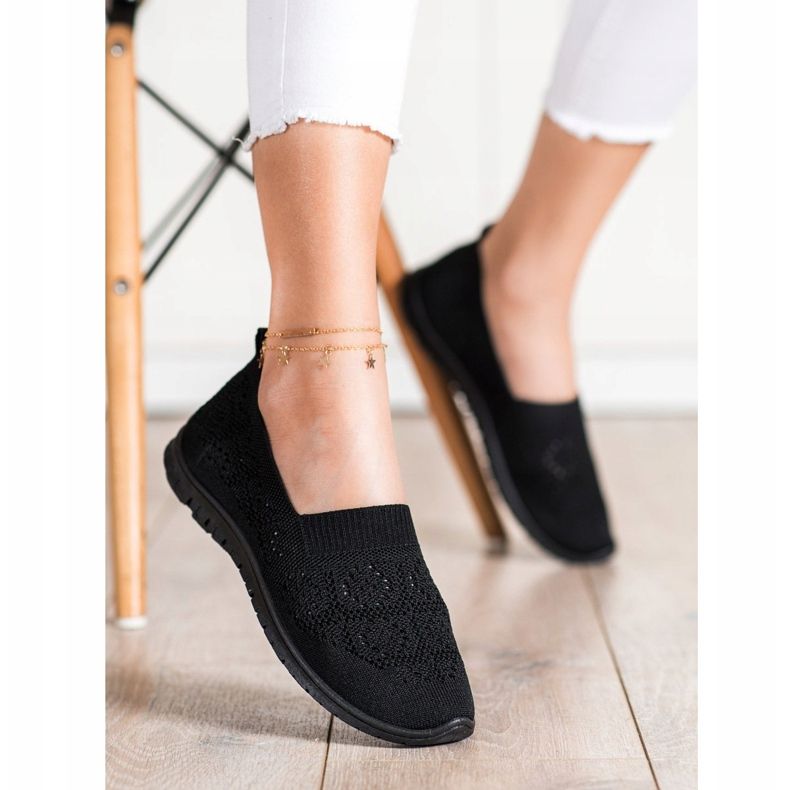 Ażurowe Slipony MCKEYLOR czarne 1