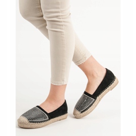 Espadryle Z Cyrkoniami Vices czarne 2