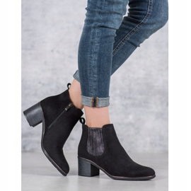 Filippo Botki Na Słupku czarne 1