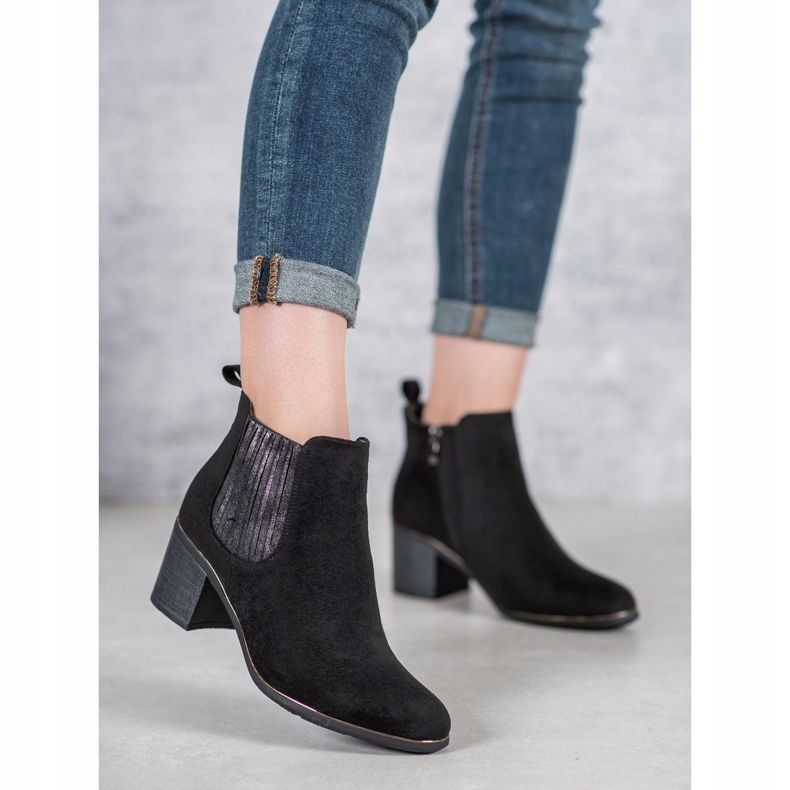 Filippo Botki Na Słupku czarne 2