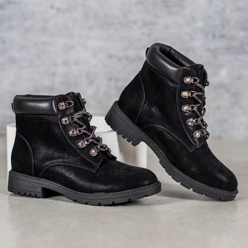 Czarne Traperki VICES 1