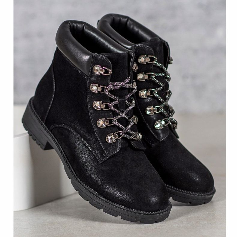 Czarne Traperki VICES 2