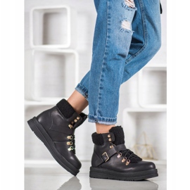 Stylowe Botki VICES czarne 1