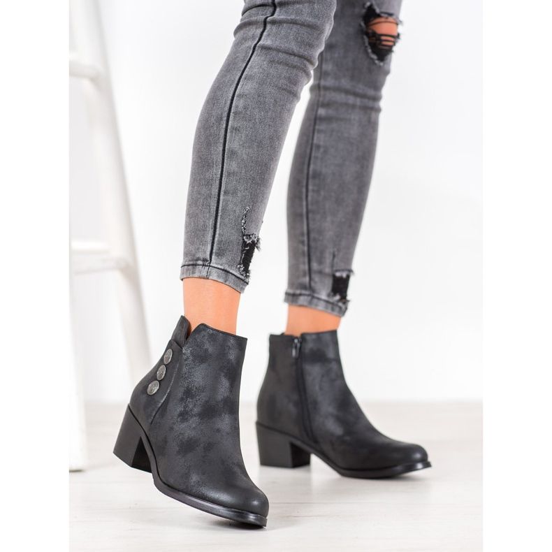 Goodin Casualowe Botki czarne 1