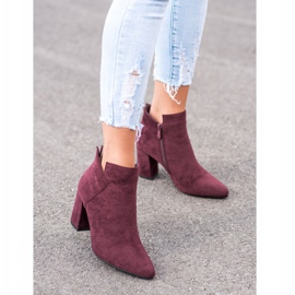 Botki Na Słupki VINCEZA czerwone 2