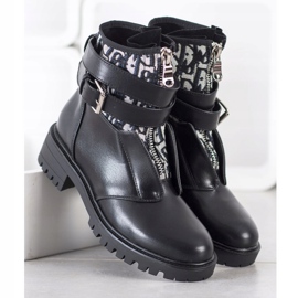 Seastar Modne workery na suwak czarne 2