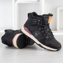 Arrigo Bello Czarne Buty Trekkingowe 2