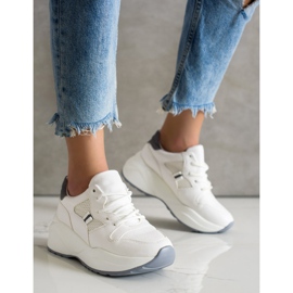 Weide Lekkie Białe Sneakersy 1