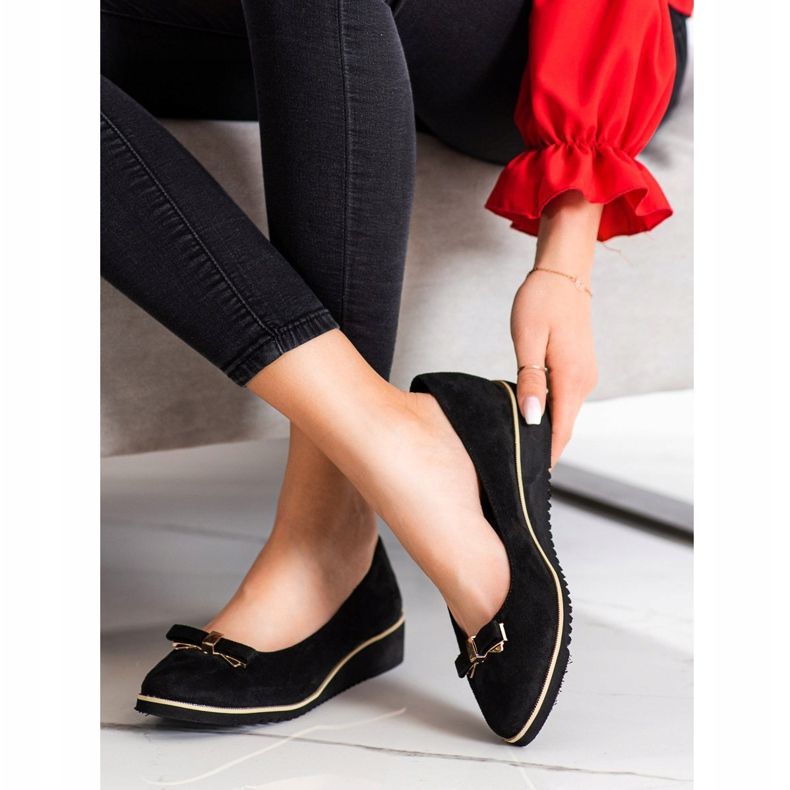 Goodin Czarne Półbuty Z Kokardą 1