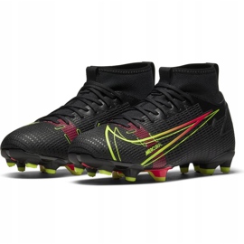 Buty piłkarskie Nike Mercurial Superfly 8 Academy Mg Jr CV1127 090 czarne 2